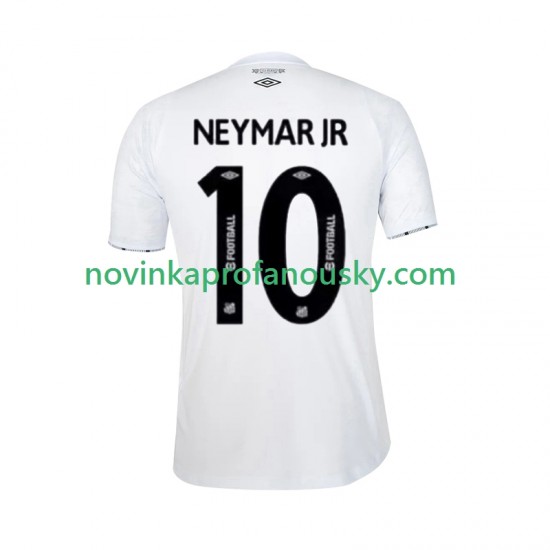 Santos FC Dres Neymar JR 10 Domácí Fotbalové Dresy pro Muže 2024-2025 Krátký rukáv