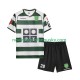 Sporting CP Dres Cristiano Ronaldo 28 2001 2003 Retro Domácí Fotbalové Dresy pro Děti Krátký rukáv
