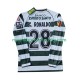 Sporting CP Dres Cristiano Ronaldo 28 2001 2003 Retro Domácí Fotbalové Dresy pro Muže Dlouhý rukáv