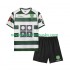 Sporting CP Dres 2001 2003 Retro Domácí Fotbalové Dresy pro Děti Krátký rukáv