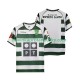 Sporting CP Dres 2001 2003 Retro Domácí Fotbalové Dresy pro Muže Krátký rukáv