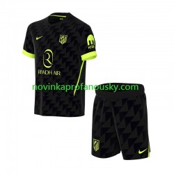 Atlético Madrid Dres Venkovní Fotbalové Dresy pro Děti 2026-2027 Krátký rukáv