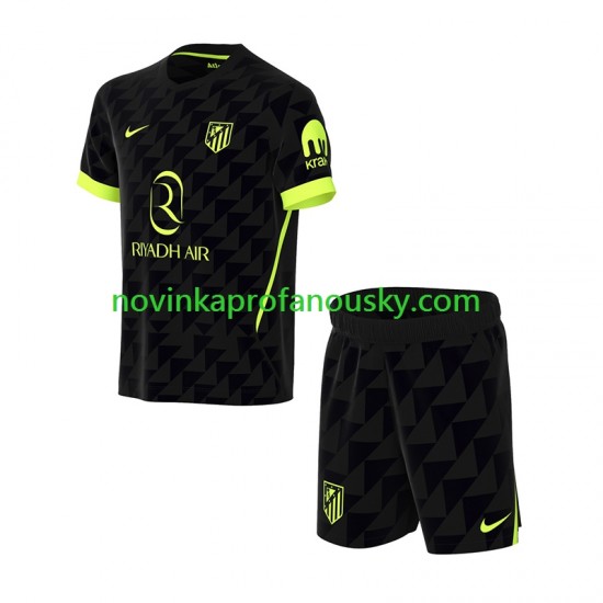 Atlético Madrid Dres Venkovní Fotbalové Dresy pro Děti 2026-2027 Krátký rukáv