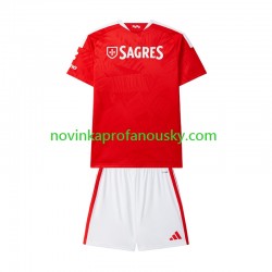 Benfica Dres Domácí Fotbalové Dresy pro Děti 2026-2027 Krátký rukáv
