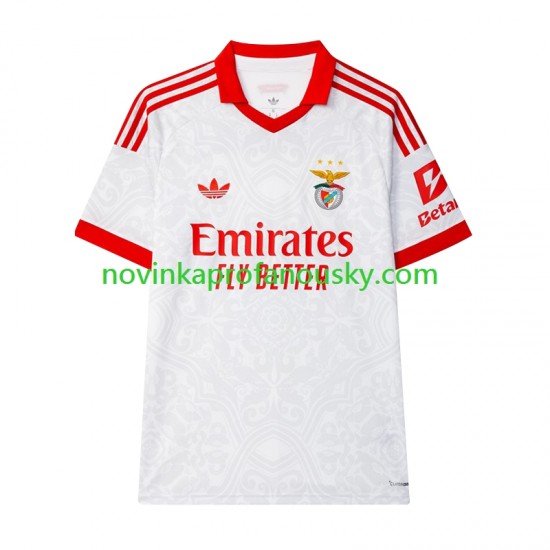 Benfica Dres Venkovní Fotbalové Dresy pro Muže 2026-2027 Krátký rukáv