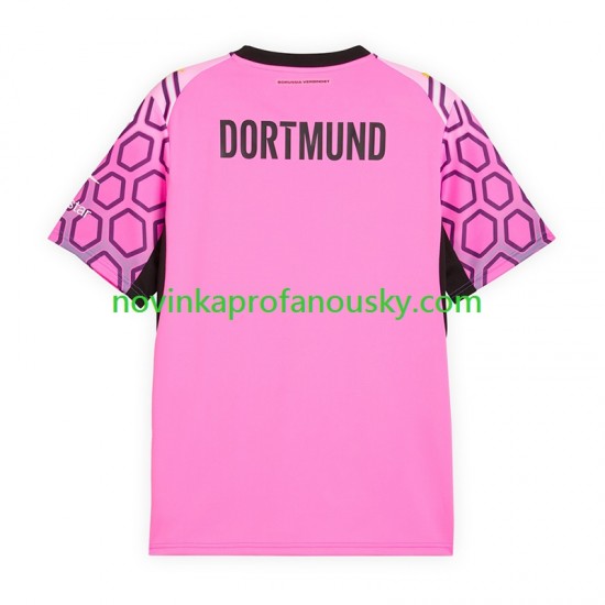 Borussia Dortmund Dres Brankářské Venkovní Fotbalové Dresy pro Muže 2026-2027 Krátký rukáv