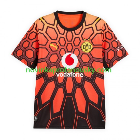 Borussia Dortmund Dres Brankářské Domácí Fotbalové Dresy pro Muže 2026-2027 Krátký rukáv