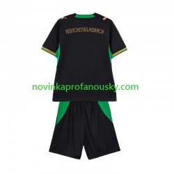 Rusko Dres Bo Monchengladbach Venkovní Fotbalové Dresy pro Děti 2026-2027 Krátký rukáv