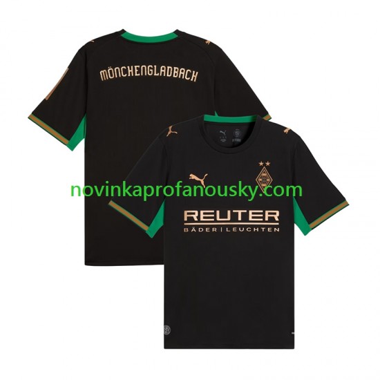 Rusko Dres Bo Monchengladbach Venkovní Fotbalové Dresy pro Muže 2026-2027 Krátký rukáv