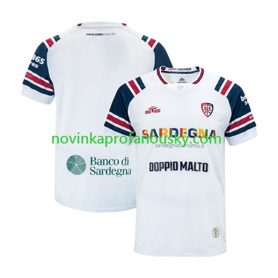 Cagliari Dres Venkovní Fotbalové Dresy pro Muže 2026-2027 Krátký rukáv