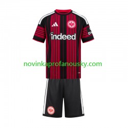 Eintracht Frankfurt Dres Domácí Fotbalové Dresy pro Děti 2026-2027 Krátký rukáv