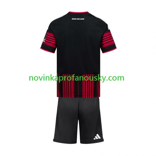 Eintracht Frankfurt Dres Domácí Fotbalové Dresy pro Děti 2026-2027 Krátký rukáv