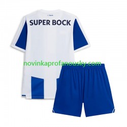 FC Porto Dres Domácí Fotbalové Dresy pro Děti 2026-2027 Krátký rukáv