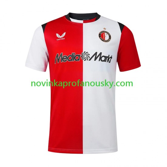 Feyenoord Rotterdam Dres Domácí Fotbalové Dresy pro Muže 2026-2027 Krátký rukáv