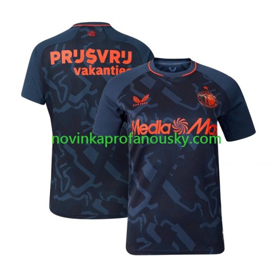 Feyenoord Rotterdam Dres Alternativní Fotbalové Dresy pro Muže 2026-2027 Krátký rukáv