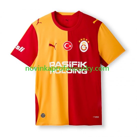 Galatasaray Dres Domácí Fotbalové Dresy pro Muže 2026-2027 Krátký rukáv