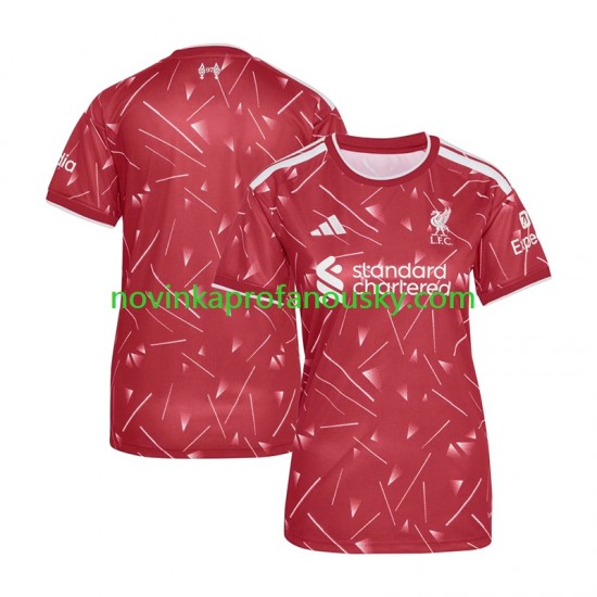 Liverpool Dres Domácí Fotbalové Dresy pro Ženy 2026-2027 Krátký rukáv