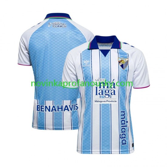 Málaga CF Dres Domácí Fotbalové Dresy pro Muže 2026-2027 Krátký rukáv