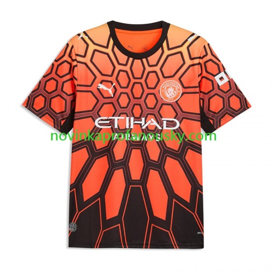 Manchester City Dres Gianluigi Donnarumma Brankářské Alternativní Fotbalové Dresy pro Děti 2026-2027 Krátký rukáv