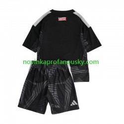Manchester United Dres Brankářské Domácí Fotbalové Dresy pro Děti 2026-2027 Krátký rukáv