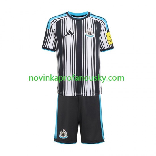Newcastle United Dres Domácí Fotbalové Dresy pro Děti 2026-2027 Krátký rukáv