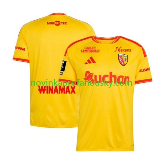 RC Lens Dres Domácí Fotbalové Dresy pro Muže 2026-2027 Krátký rukáv