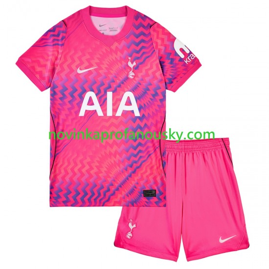Tottenham Hotspur Dres Brankářské Domácí Fotbalové Dresy pro Děti 2026-2027 Krátký rukáv