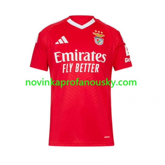 Benfica Dres Domácí Fotbalové Dresy pro Muže 2024-2025 Krátký rukáv