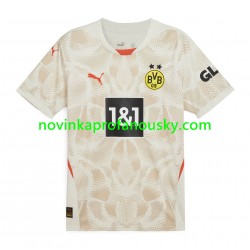 Borussia Dortmund Dres Brankářské Venkovní Fotbalové Dresy pro Muže 2024-2025 Krátký rukáv