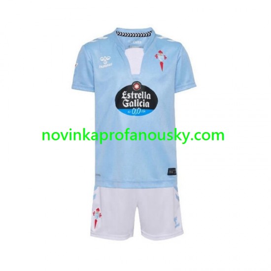 Celta de Vigo Dres Domácí Fotbalové Dresy pro Děti 2024-2025 Krátký rukáv