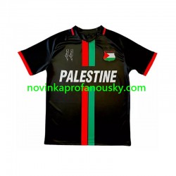 Club Deportivo Palestino Dres Center Stripre Domácí Fotbalové Dresy pro Muže 2024-2025 Krátký rukáv