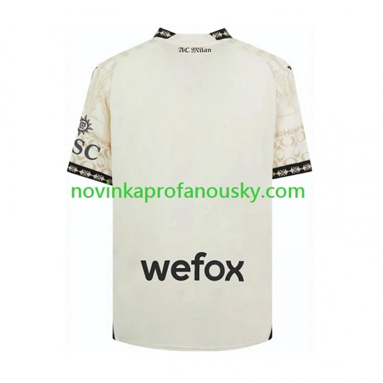 AC Milán Dres Čtvrtý Fotbalové Dresy pro Muže 2023-2024 Krátký rukáv