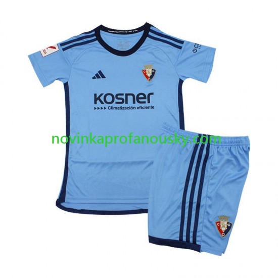 CA Osasuna Dres Venkovní Fotbalové Dresy pro Děti 2023-2024 Krátký rukáv