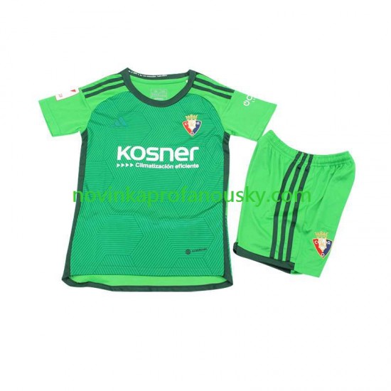 CA Osasuna Dres Alternativní Fotbalové Dresy pro Děti 2023-2024 Krátký rukáv