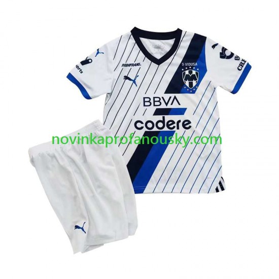 CF Monterrey Dres Venkovní Fotbalové Dresy pro Děti 2023-2024 Krátký rukáv