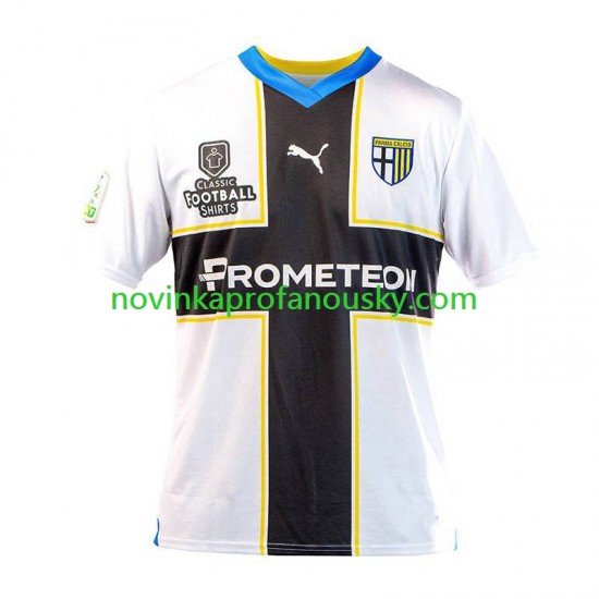 Parma Dres Domácí Fotbalové Dresy pro Muže 2023-2024 Krátký rukáv