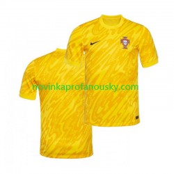 Portugalsko Dres Brankářské Domácí Fotbalové Dresy pro Muže Euro 2024 Krátký rukáv