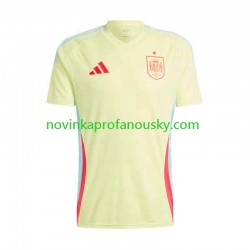 Španělsko Dres Venkovní Fotbalové Dresy pro Muže Euro 2024 Krátký rukáv