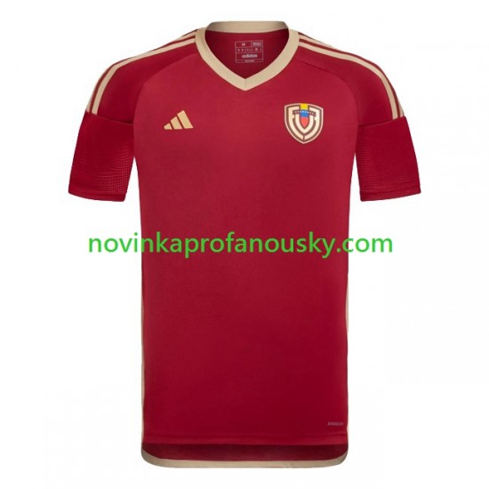 Venezuela Dres Copa America Domácí Fotbalové Dresy pro Muže 2024 Krátký rukáv