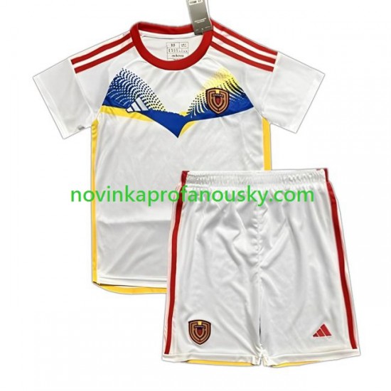 Venezuela Dres Copa America Venkovní Fotbalové Dresy pro Děti 2024 Krátký rukáv