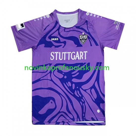 VfB Stuttgart Dres Special Brankářské Domácí Fotbalové Dresy pro Muže 2023-2024 Krátký rukáv