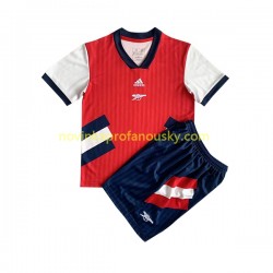 Arsenal Dres Icon Retro Domácí Fotbalové Dresy pro Děti 2022-2023 Krátký rukáv