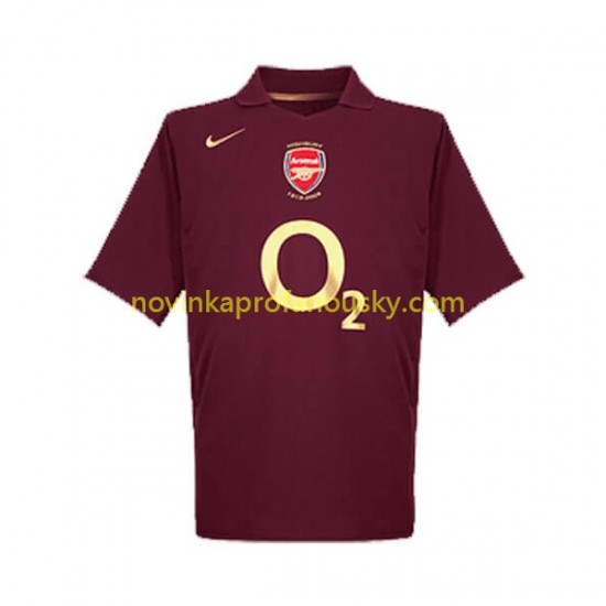 Arsenal Dres 2005 Retro Domácí Fotbalové Dresy pro Muže Krátký rukáv