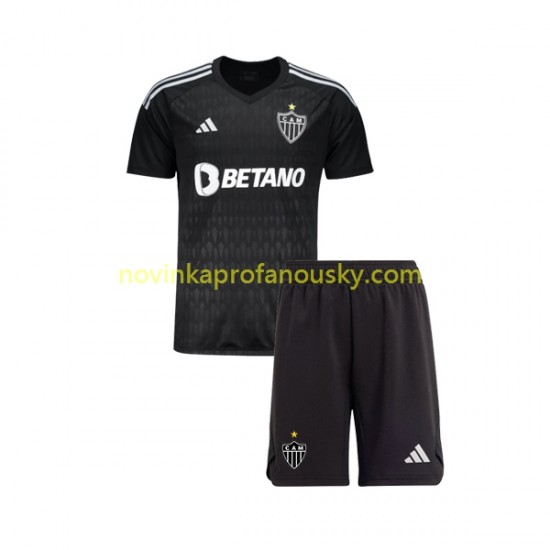 Atletico Mineiro Dres Brankářské Domácí Fotbalové Dresy pro Děti 2023 Krátký rukáv