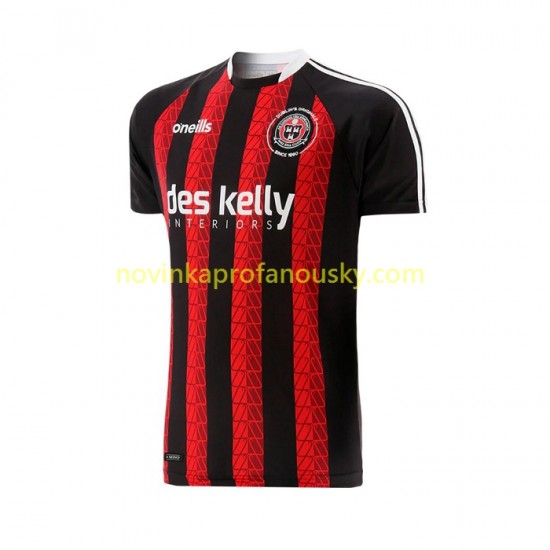 Bohemian Dres Domácí Fotbalové Dresy pro Muže 2023 Krátký rukáv