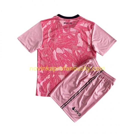 Bristol City Dres Brankářské Čtvrtý Fotbalové Dresy pro Děti 2022-2023 Krátký rukáv