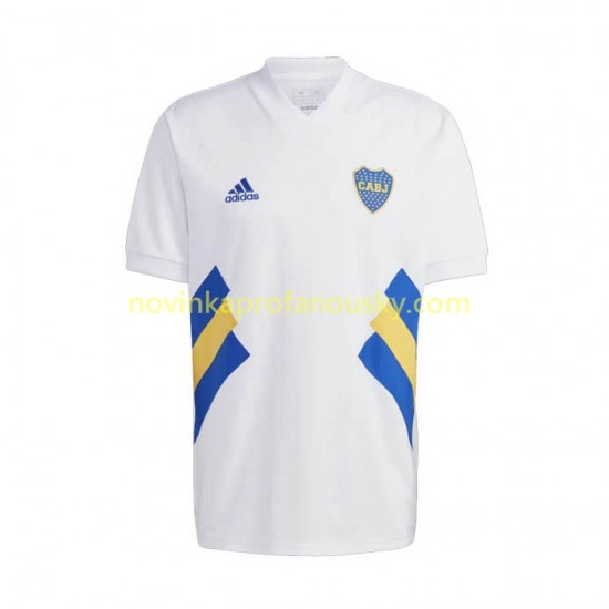 CA Boca Juniors Dres Icon Retro Domácí Fotbalové Dresy pro Muže 2022-2023 Krátký rukáv
