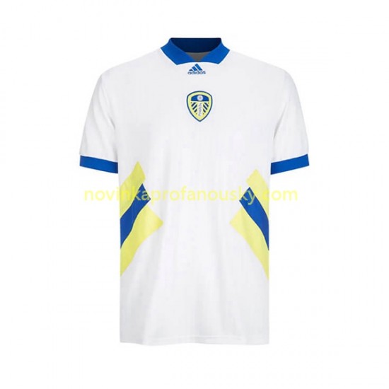 Leeds United Dres Icon Retro Domácí Fotbalové Dresy pro Muže 2022-2023 Krátký rukáv