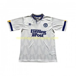 Leeds United Dres Retro Domácí Fotbalové Dresy pro Muže 1991-1992 Krátký rukáv