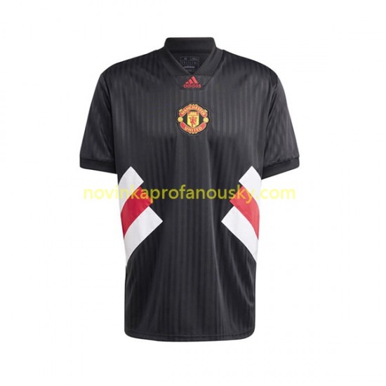 Manchester United Dres Icon Retro Domácí Fotbalové Dresy pro Muže 2022-2023 Krátký rukáv
